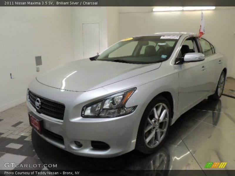 Brilliant Silver / Charcoal 2011 Nissan Maxima 3.5 SV