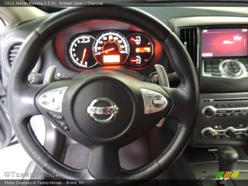 Brilliant Silver / Charcoal 2011 Nissan Maxima 3.5 SV