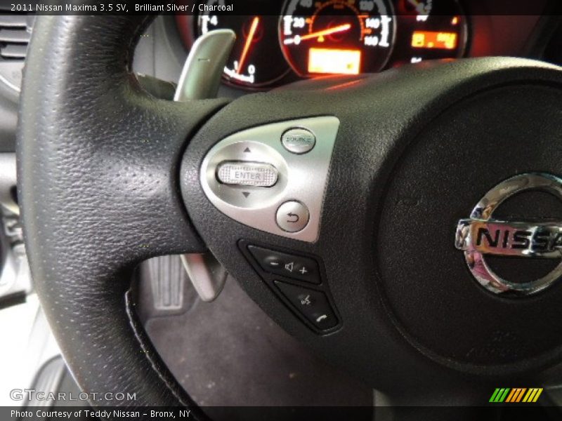 Brilliant Silver / Charcoal 2011 Nissan Maxima 3.5 SV