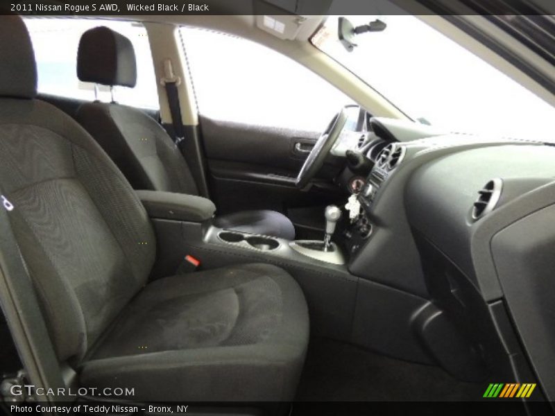 Wicked Black / Black 2011 Nissan Rogue S AWD