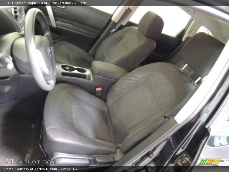 Wicked Black / Black 2011 Nissan Rogue S AWD