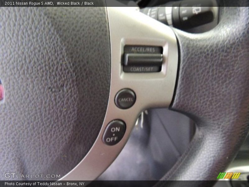 Wicked Black / Black 2011 Nissan Rogue S AWD