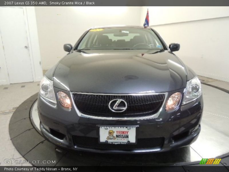 Smoky Granite Mica / Black 2007 Lexus GS 350 AWD