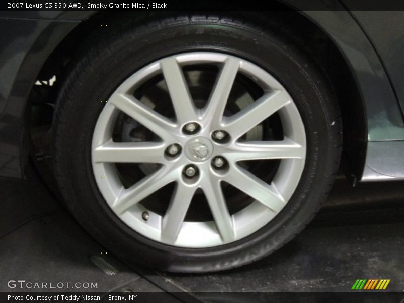 Smoky Granite Mica / Black 2007 Lexus GS 350 AWD