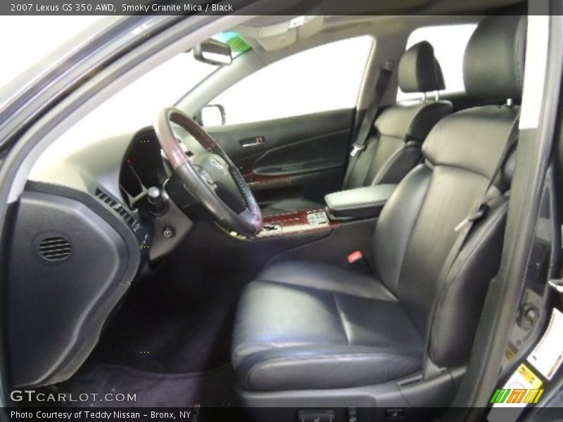 Smoky Granite Mica / Black 2007 Lexus GS 350 AWD
