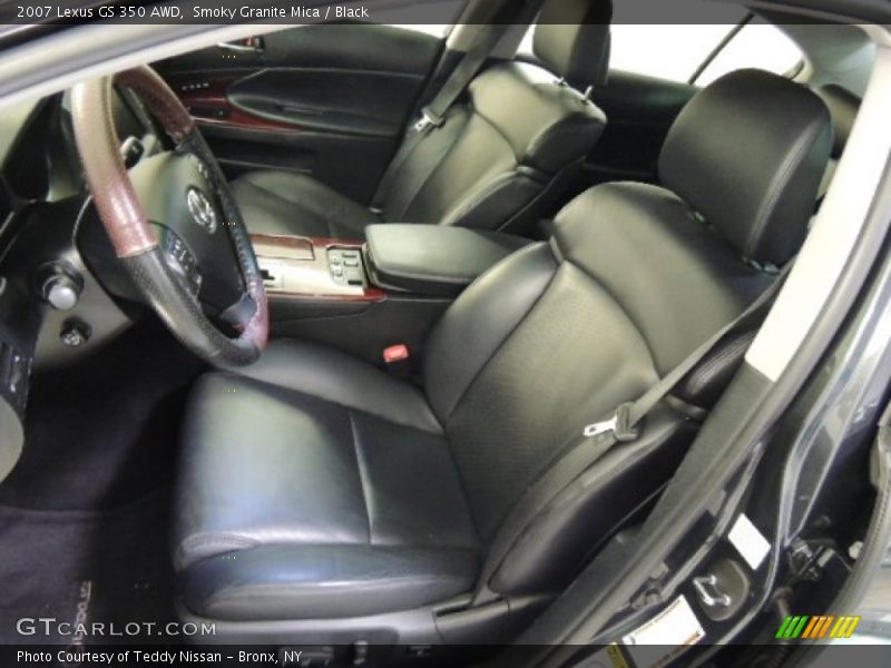Smoky Granite Mica / Black 2007 Lexus GS 350 AWD