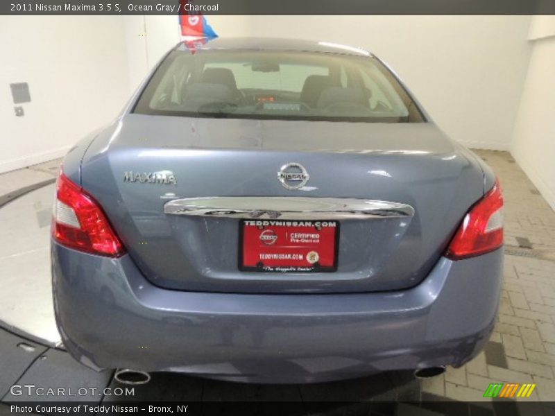 Ocean Gray / Charcoal 2011 Nissan Maxima 3.5 S