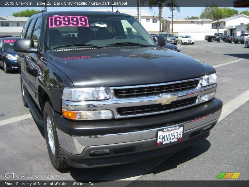 Dark Gray Metallic / Gray/Dark Charcoal 2005 Chevrolet Tahoe LS