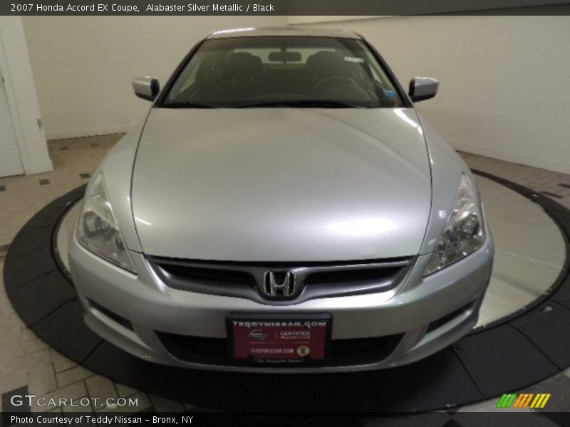 Alabaster Silver Metallic / Black 2007 Honda Accord EX Coupe
