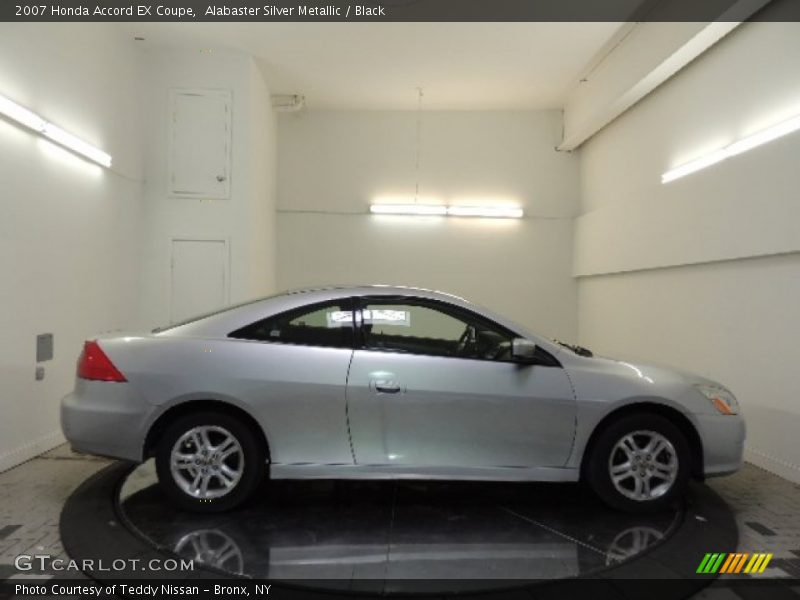 Alabaster Silver Metallic / Black 2007 Honda Accord EX Coupe