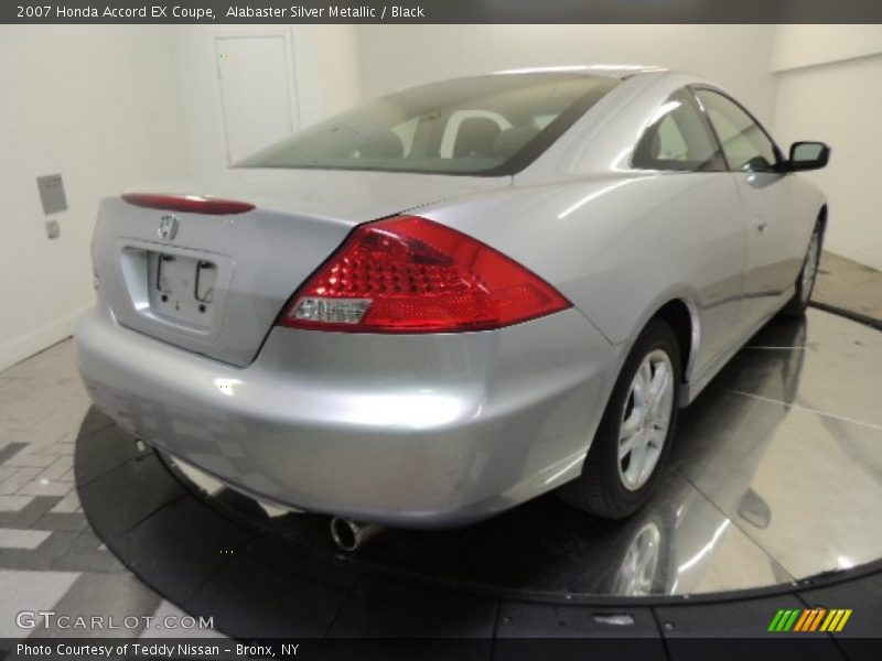 Alabaster Silver Metallic / Black 2007 Honda Accord EX Coupe