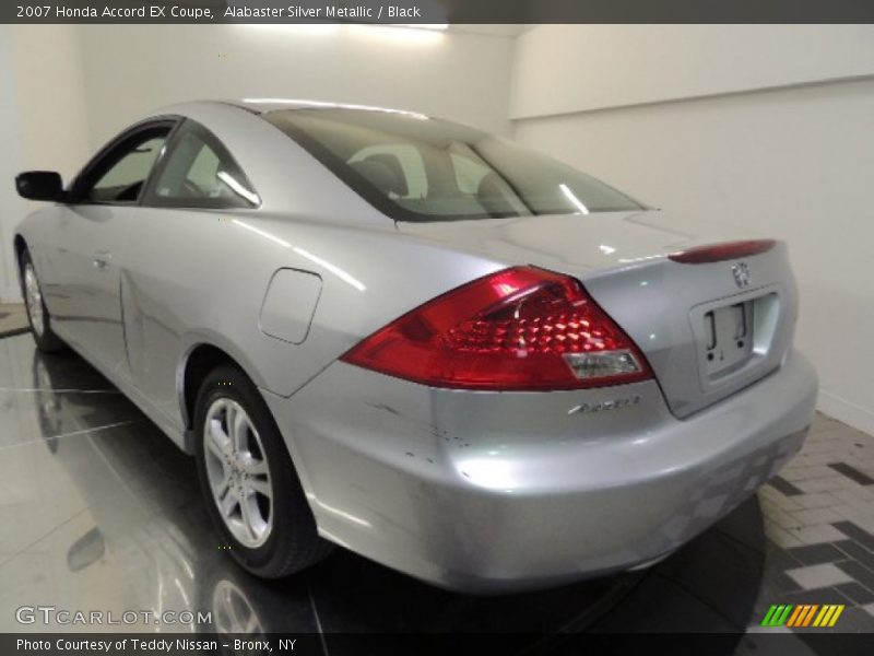 Alabaster Silver Metallic / Black 2007 Honda Accord EX Coupe