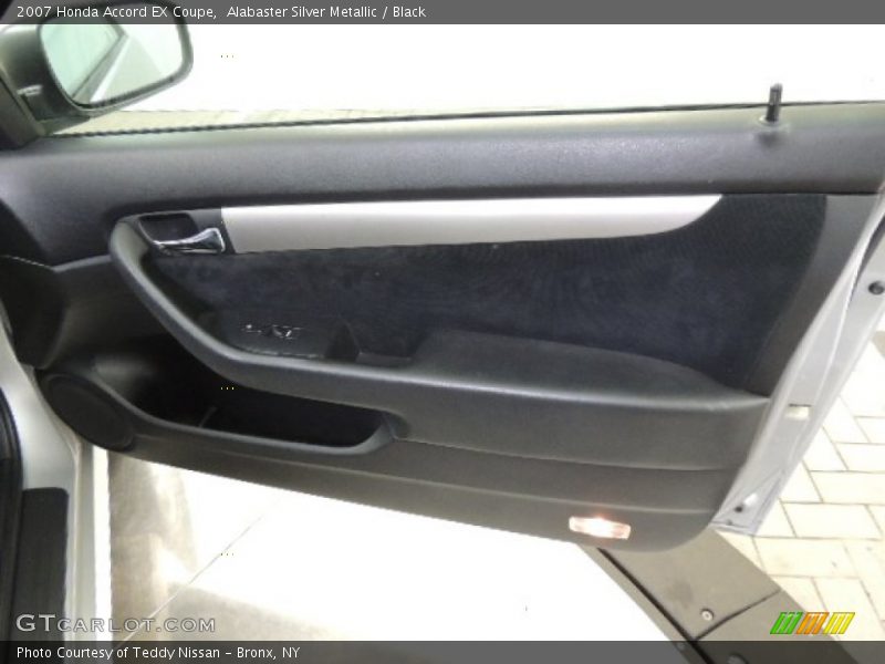 Alabaster Silver Metallic / Black 2007 Honda Accord EX Coupe