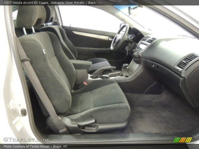 Alabaster Silver Metallic / Black 2007 Honda Accord EX Coupe