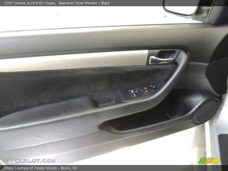 Alabaster Silver Metallic / Black 2007 Honda Accord EX Coupe