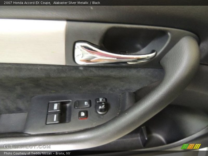 Alabaster Silver Metallic / Black 2007 Honda Accord EX Coupe
