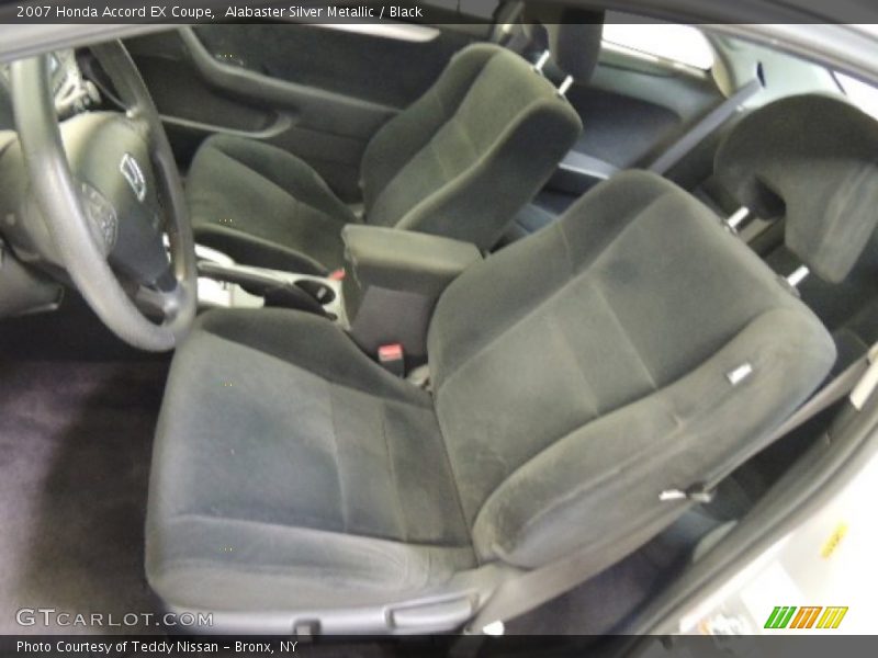 Alabaster Silver Metallic / Black 2007 Honda Accord EX Coupe
