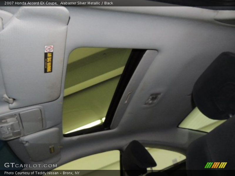 Alabaster Silver Metallic / Black 2007 Honda Accord EX Coupe