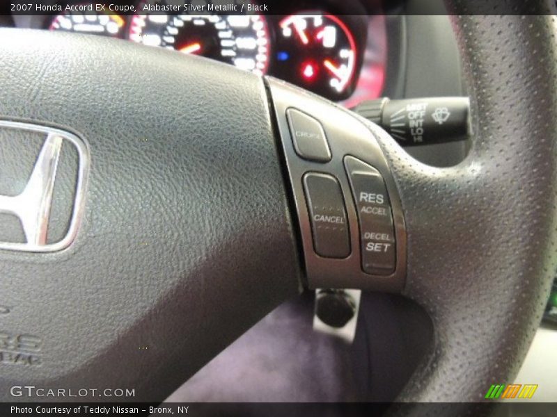 Alabaster Silver Metallic / Black 2007 Honda Accord EX Coupe