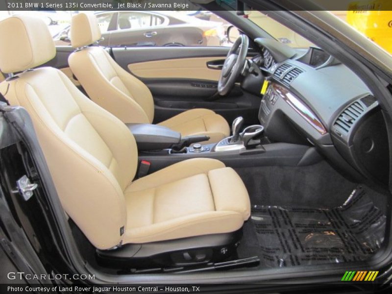 Jet Black / Savanna Beige 2011 BMW 1 Series 135i Convertible