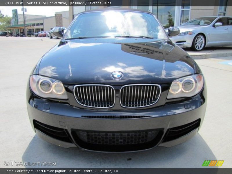 Jet Black / Savanna Beige 2011 BMW 1 Series 135i Convertible