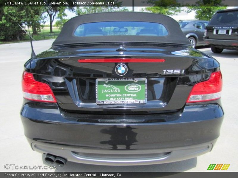 Jet Black / Savanna Beige 2011 BMW 1 Series 135i Convertible