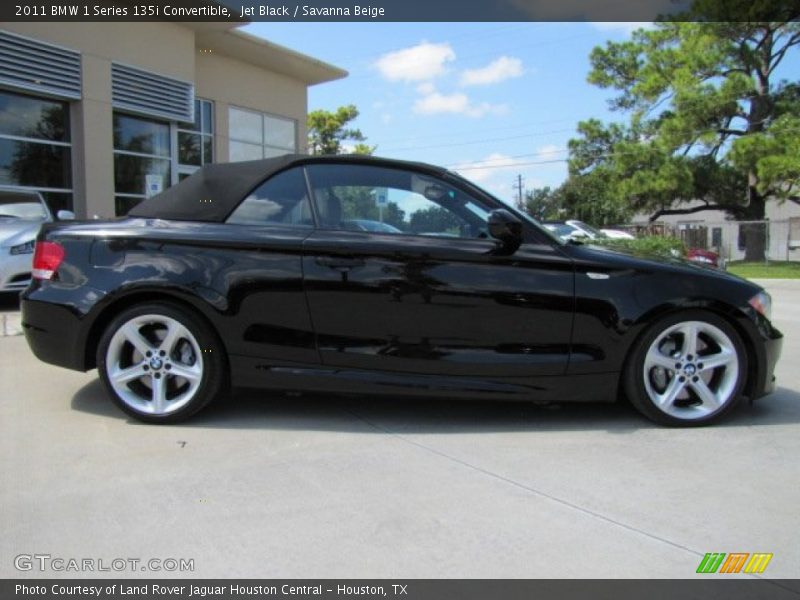 Jet Black / Savanna Beige 2011 BMW 1 Series 135i Convertible
