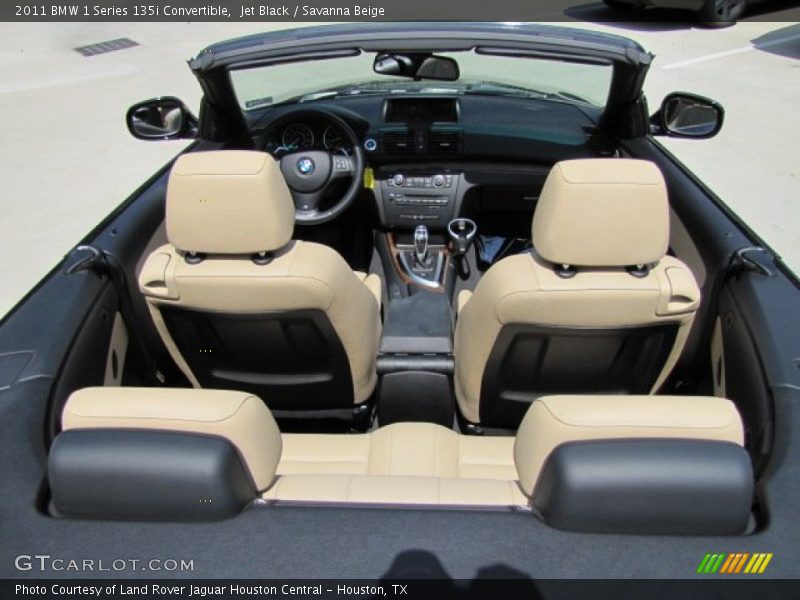 Jet Black / Savanna Beige 2011 BMW 1 Series 135i Convertible