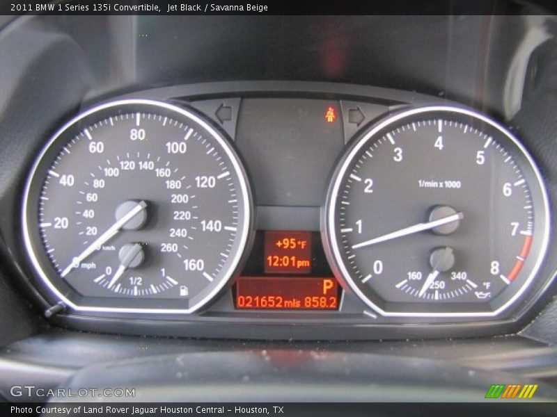  2011 1 Series 135i Convertible 135i Convertible Gauges