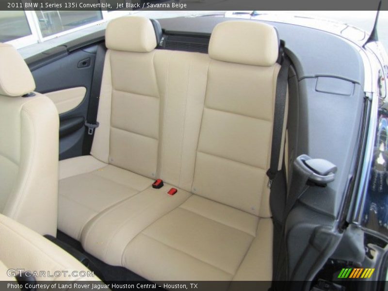 Rear Seat of 2011 1 Series 135i Convertible