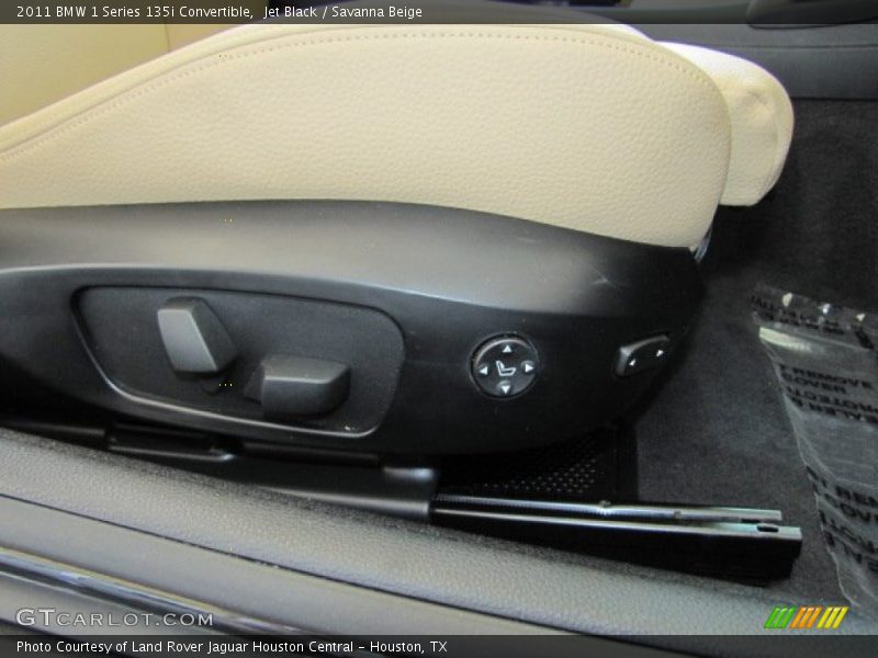 Jet Black / Savanna Beige 2011 BMW 1 Series 135i Convertible
