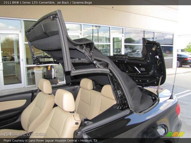 Jet Black / Savanna Beige 2011 BMW 1 Series 135i Convertible