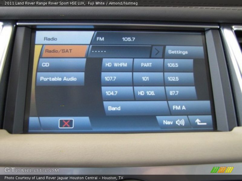 Fuji White / Almond/Nutmeg 2011 Land Rover Range Rover Sport HSE LUX