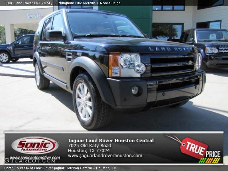 Buckingham Blue Metallic / Alpaca Beige 2008 Land Rover LR3 V8 SE