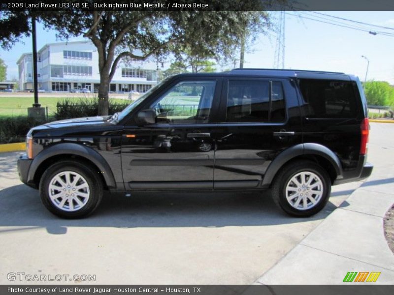 Buckingham Blue Metallic / Alpaca Beige 2008 Land Rover LR3 V8 SE
