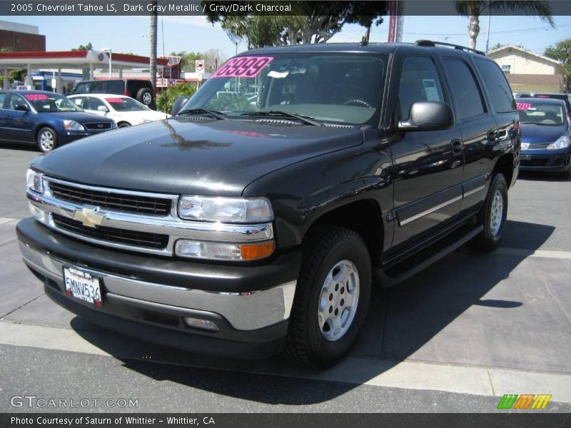 Dark Gray Metallic / Gray/Dark Charcoal 2005 Chevrolet Tahoe LS