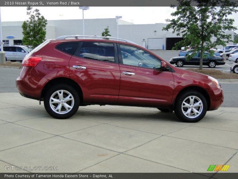 Venom Red / Black 2010 Nissan Rogue SL