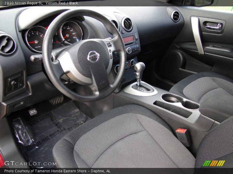 Black Interior - 2010 Rogue SL 