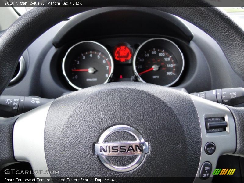 Venom Red / Black 2010 Nissan Rogue SL
