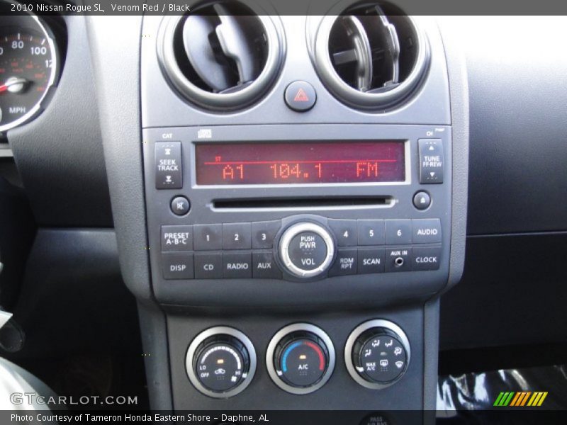 Controls of 2010 Rogue SL