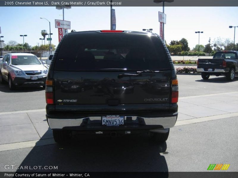 Dark Gray Metallic / Gray/Dark Charcoal 2005 Chevrolet Tahoe LS