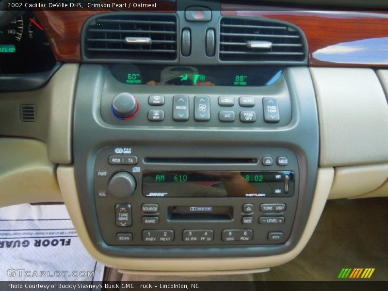Controls of 2002 DeVille DHS