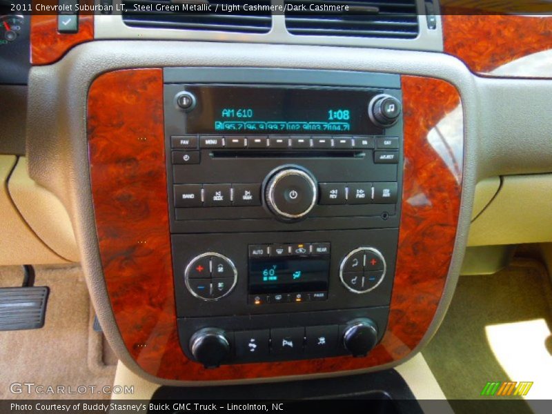 Steel Green Metallic / Light Cashmere/Dark Cashmere 2011 Chevrolet Suburban LT