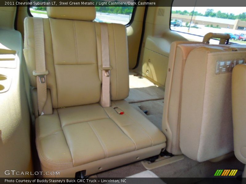 Steel Green Metallic / Light Cashmere/Dark Cashmere 2011 Chevrolet Suburban LT