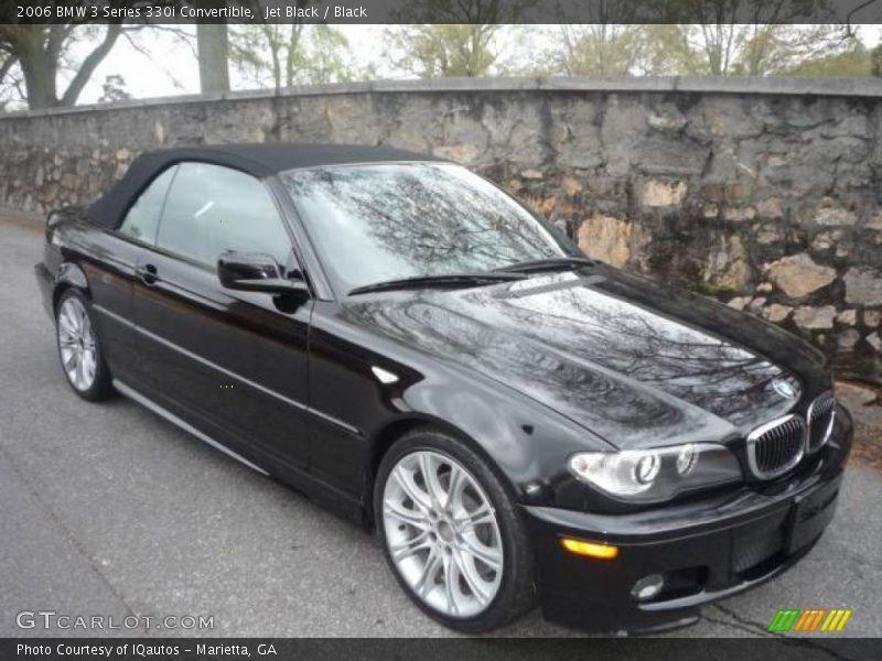 Jet Black / Black 2006 BMW 3 Series 330i Convertible
