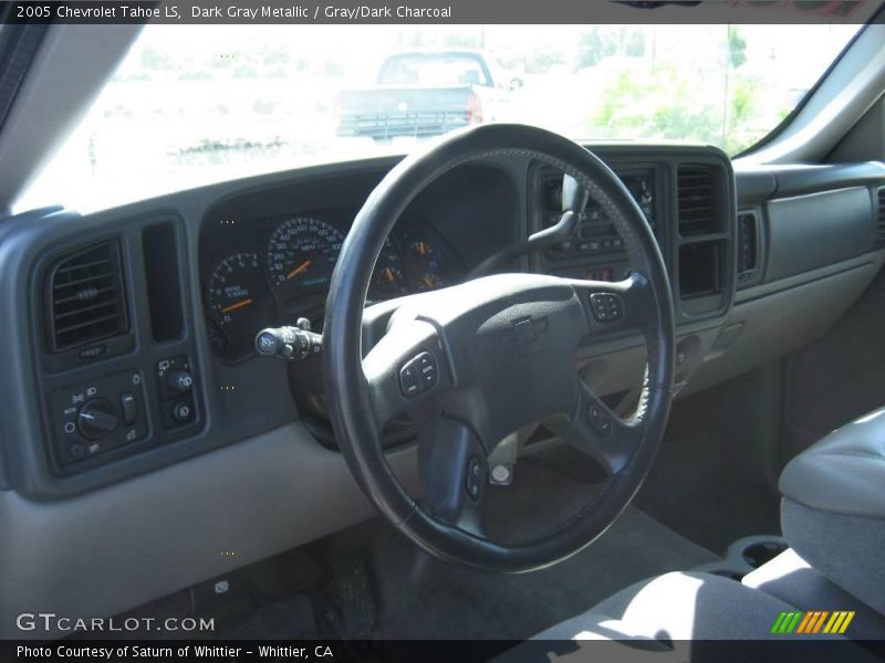 Dark Gray Metallic / Gray/Dark Charcoal 2005 Chevrolet Tahoe LS