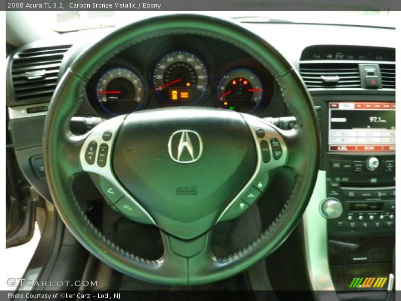 Carbon Bronze Metallic / Ebony 2008 Acura TL 3.2