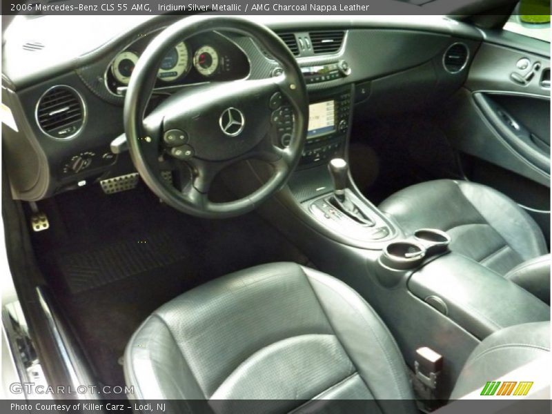 Iridium Silver Metallic / AMG Charcoal Nappa Leather 2006 Mercedes-Benz CLS 55 AMG