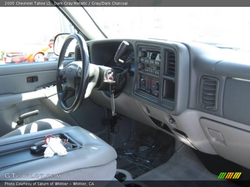 Dark Gray Metallic / Gray/Dark Charcoal 2005 Chevrolet Tahoe LS