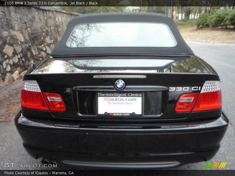 Jet Black / Black 2006 BMW 3 Series 330i Convertible
